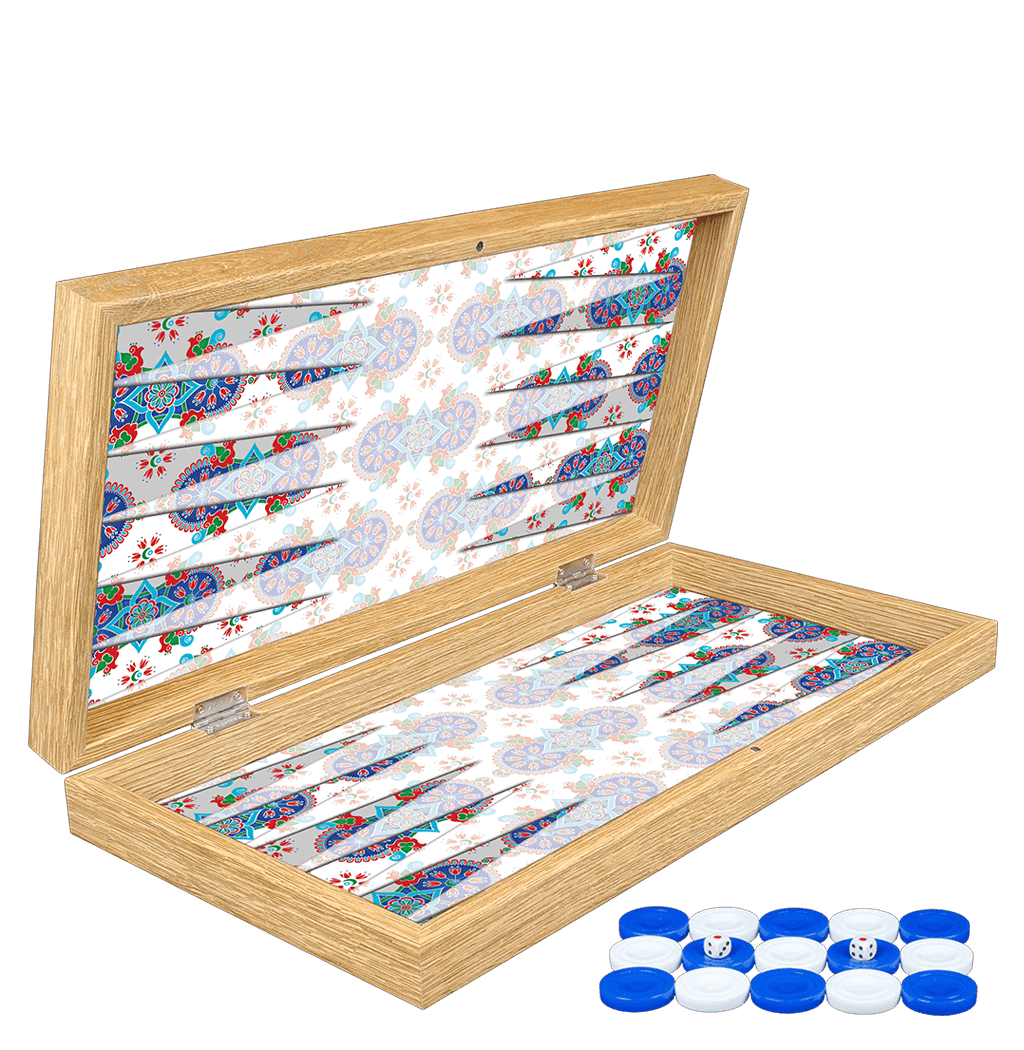 Türkei Set 2218.Maz 43x20,5x6cm Classic Tavla Holz Backgammon Holzbackgammon 